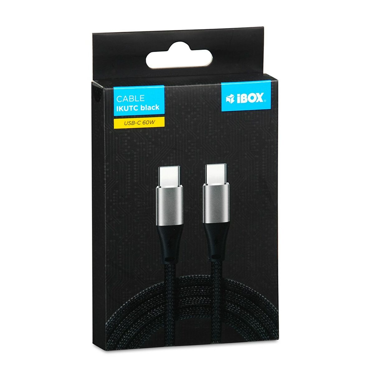 Kabel USB C Ibox IKUTC1B Črna 1 m
